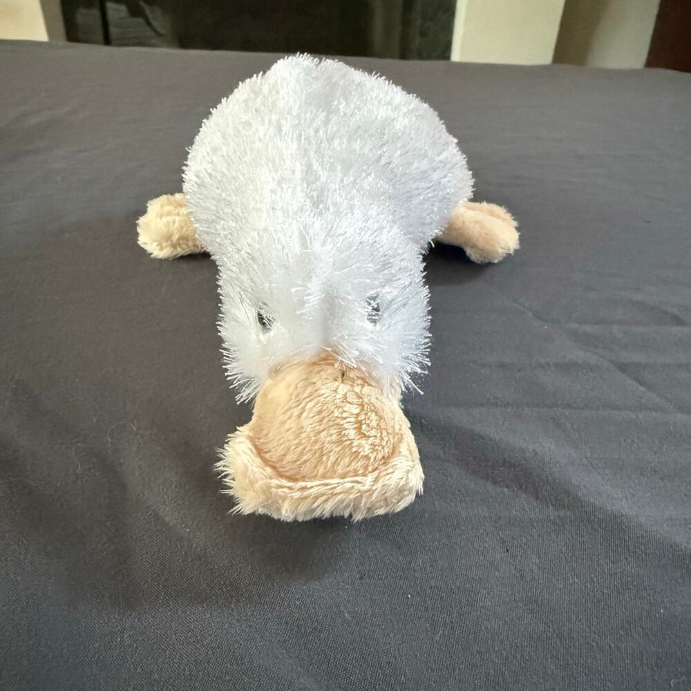 Ganz Webkinz White Googles Platypus Plush HM021 Retired Stuffed Animal